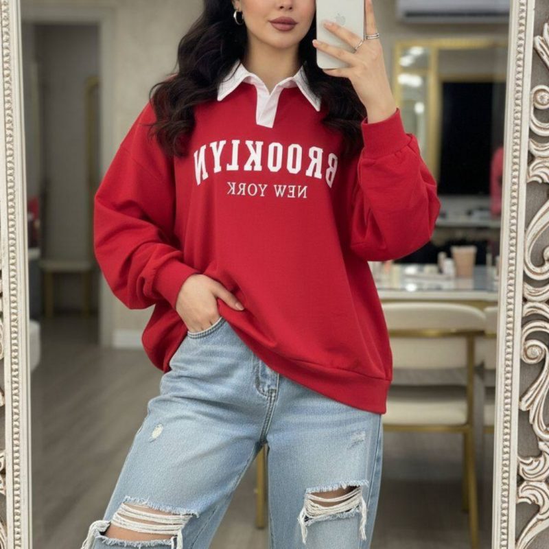 بلوز یقه سفید بروکلین (پک 6 عددی)