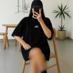 تیشرت باکسی چاپ alo (پک 6 عددی)