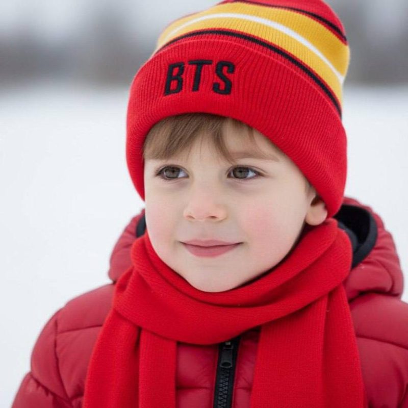 ست شال و کلاه گلدوزی میکس (پک 6 عددی)