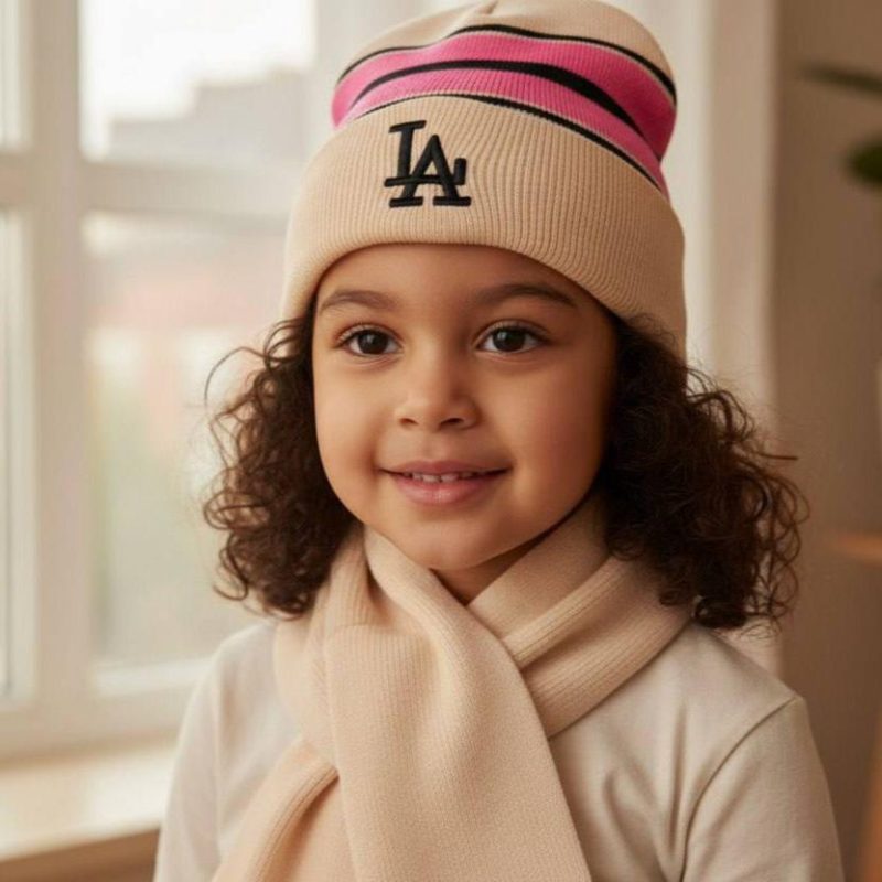 ست شال و کلاه گلدوزی میکس (پک 6 عددی)