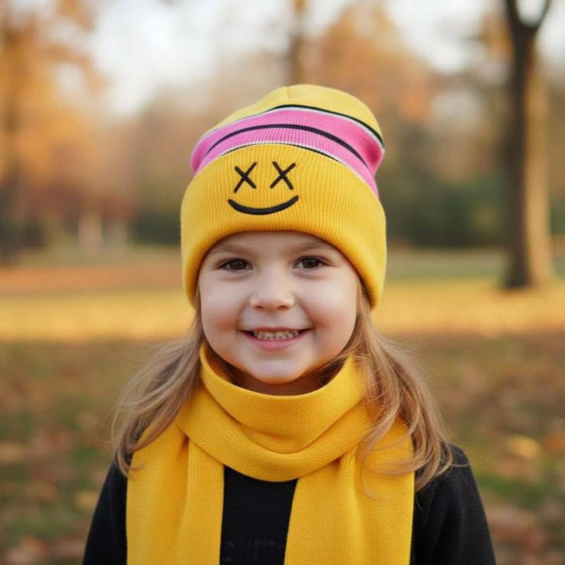 ست شال و کلاه گلدوزی میکس (پک 6 عددی)