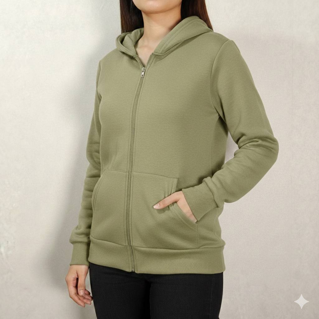 ️سوییشرت کلاهدار جلو زیپ️ (پک 6 عددی)