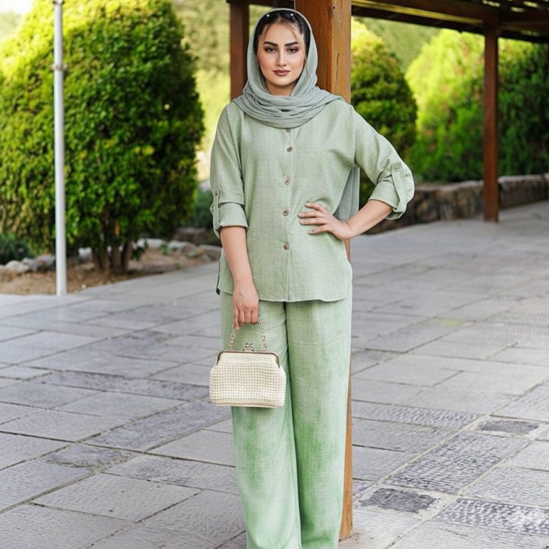 ️ست مانتو شلوار (پک 7 عددی)