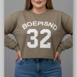 ️کراپ باکسی آستین بلند (پک 6 عددی)