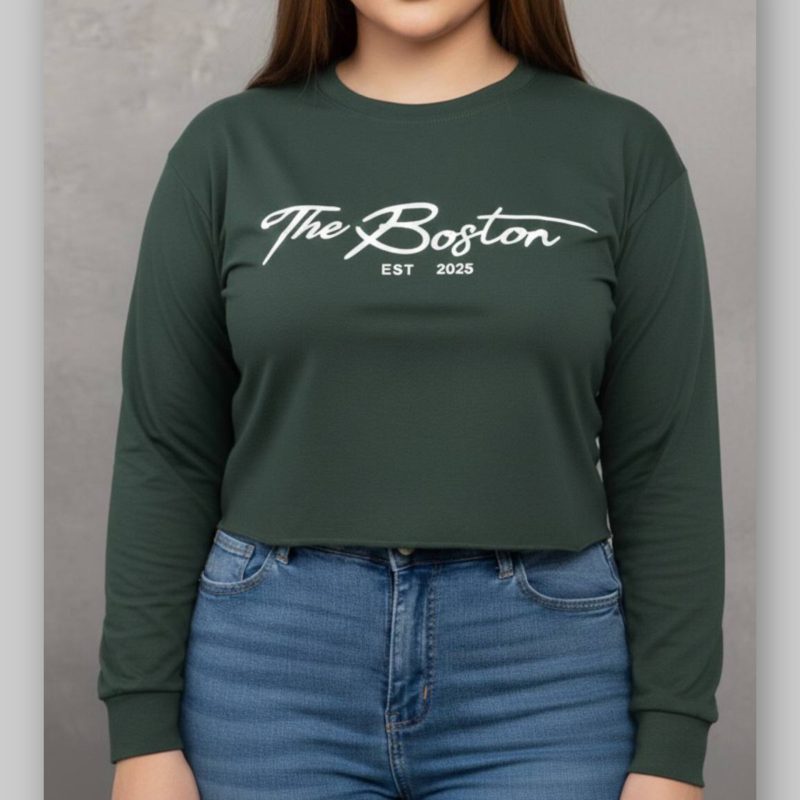 ️کراپ باکسی آستین بلند (پک 6 عددی)