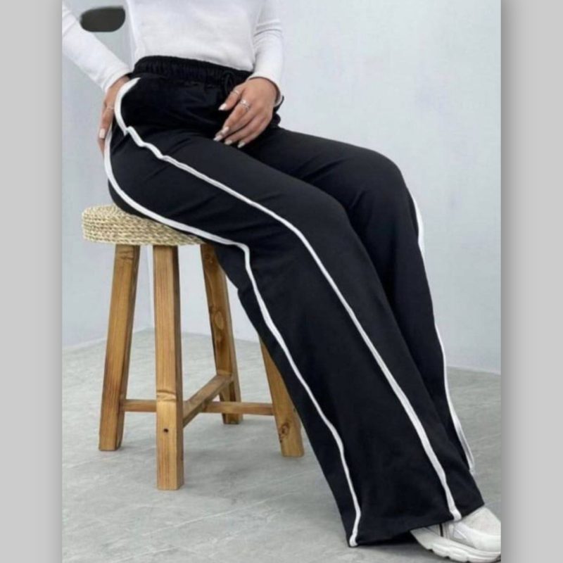 ️شلوار بگ قواره دارنواری (پک 4 عددی)