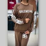 ️ست بلوز و شلوار بالنسیا پاپیونی (پک 6 عددی)