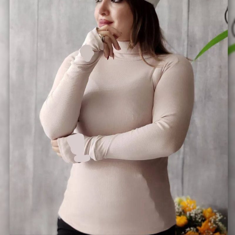 بلوز یقه اسکی فینگری (پک 6 عددی)