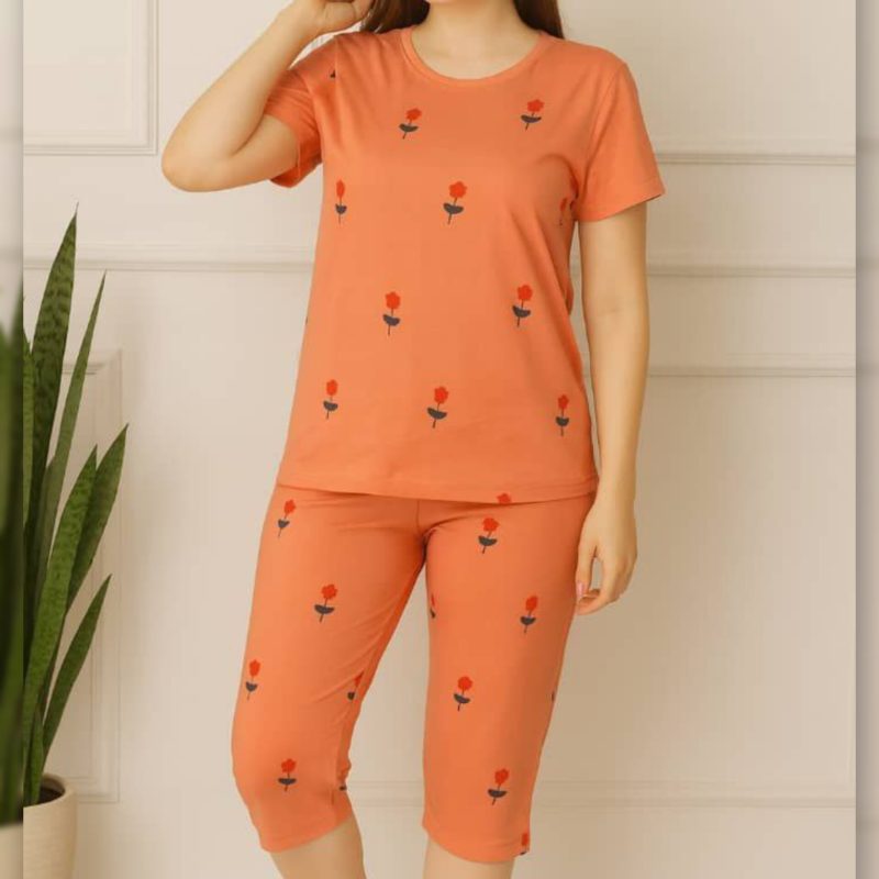 تیشرت شلوارک چاپ نهال (پک 6 عددی)