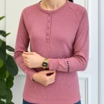 بلوزاستین بلند 4دکمه (پک 4 عددی)