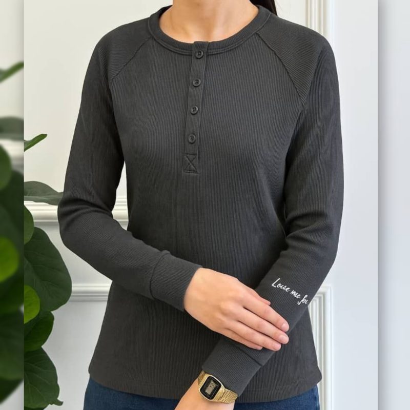 بلوزاستین بلند 4دکمه (پک 4 عددی)