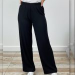 شلوار کمر کش راستا قواره دار (پک 6 عددی)