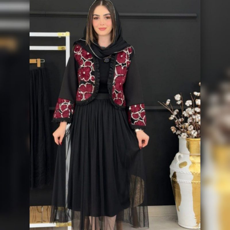 ️کت دامن شال شهرزاد (پک 2 عددی)