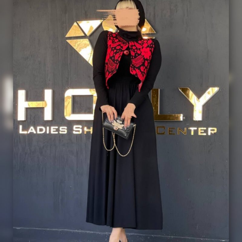 ️جلیقه و دامن همتا️ (پک 2 عددی)