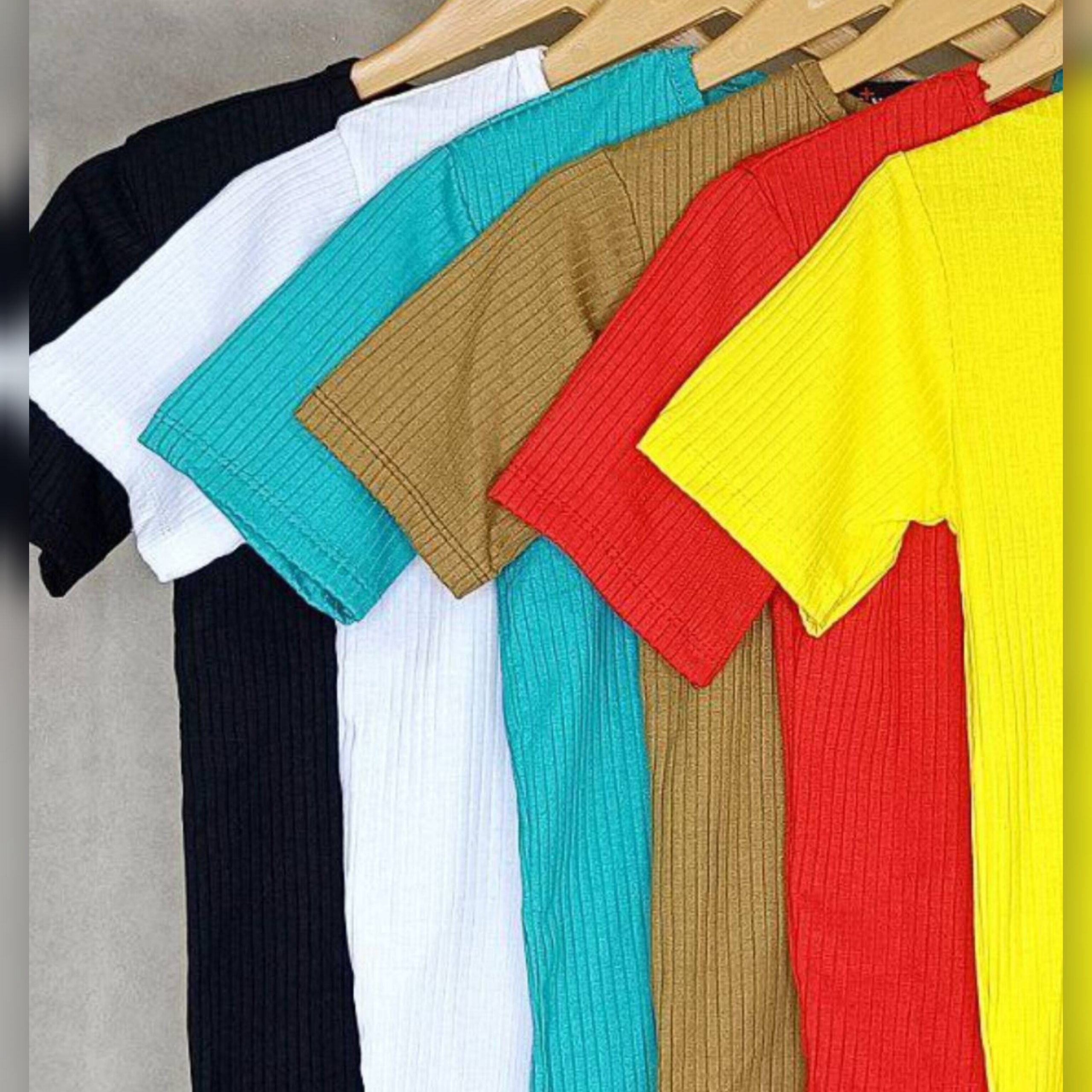 ️کراپ تاپ گلدوزی مایک (پک 6 عددی)