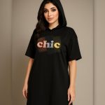 ️تیشرت باکسی کلاه دار chic عمده (پک 6 عددی)