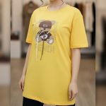 تیشرت لانگ نگینی (پک 6 عددی)