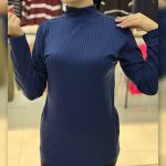 ️بلوز آستین‌دار یقه ۵ سانتی‌متر (پک ۶ عددی)