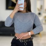 کراپ بافت فندقی (پک 6 عددی)