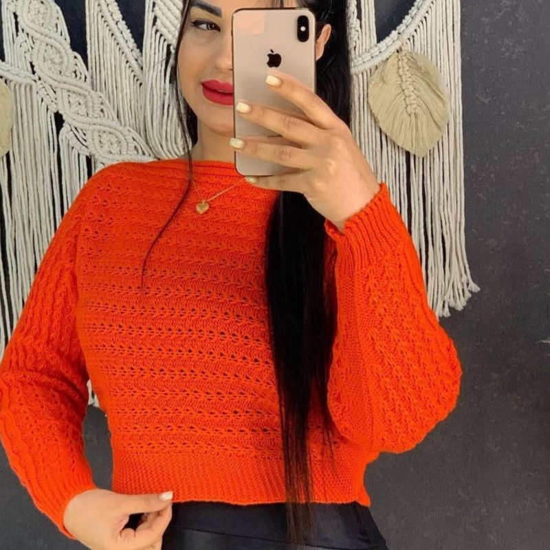 کراپ بافت فندقی (پک 6 عددی)