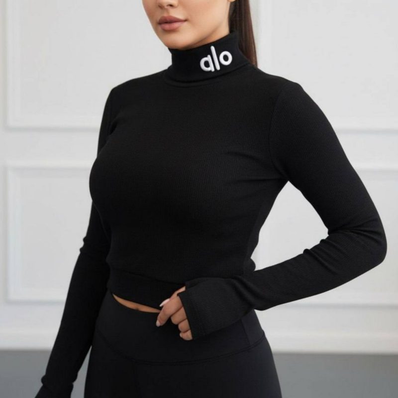 ️نیمتنه یقه اسکی گلدوزی alo (پک 6 عددی)