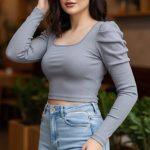 ️نیمتنه سرشانه چیندار (پک 6 عددی)