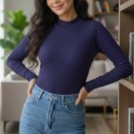 ️بادی بیسیک یقه ۳ سانت فینگری (پک 8 عددی)