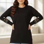 ️بلوز آستین بلند استین گل (پک 7 عددی)