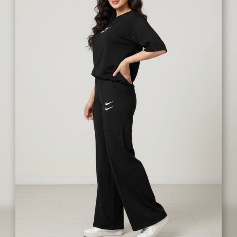 ️️ست دبل نایک مشکی (پک 4 عددی)