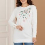 ️بلوز آستین بلند سینه گل (پک 7 عددی)