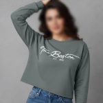 ️کراپ باکسی آستین بلند (پک 6 عددی)