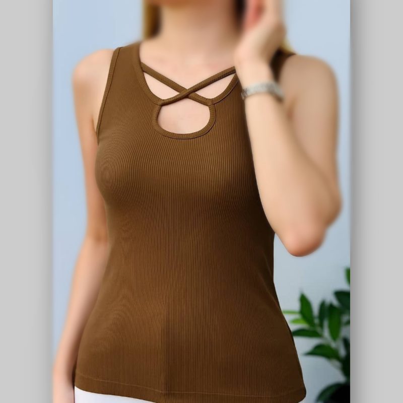 ️تاپ حلقه ای یقه اشکی (پک 6 عددی)