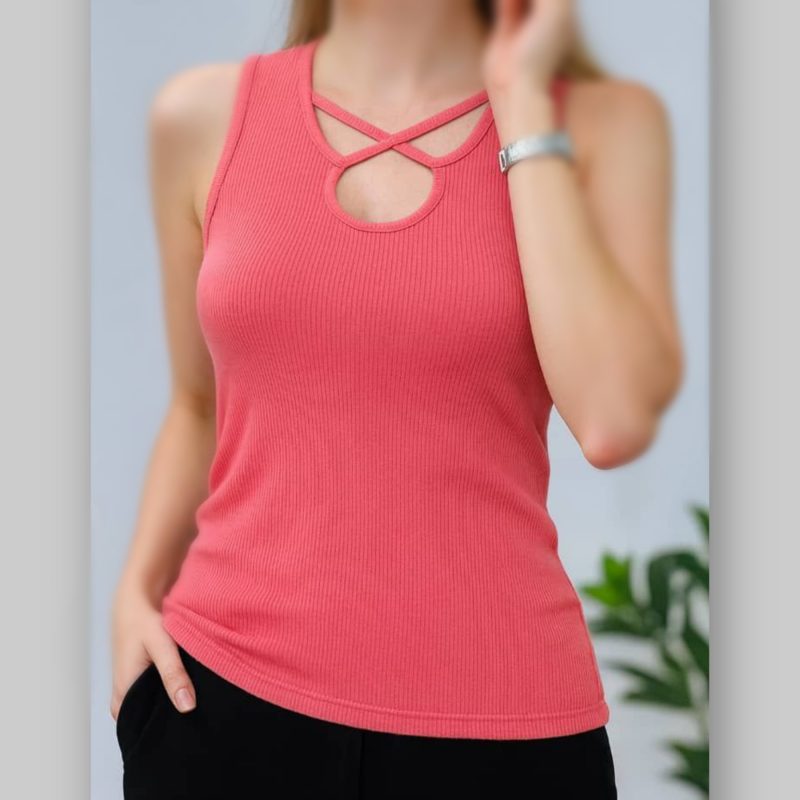 ️تاپ حلقه ای یقه اشکی (پک 6 عددی)