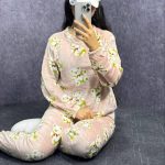 ️ست بلوز و شلوار تدی استیکری (پک 6 عددی)