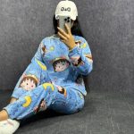 ️ست بلوز و شلوار تدی استیکری (پک 6 عددی)