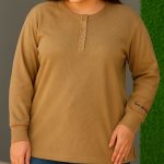 ️بلوزاستین بلند 4 دکمه (پک 4 عددی)