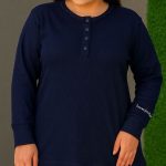 ️بلوزاستین بلند 4 دکمه (پک 4 عددی)