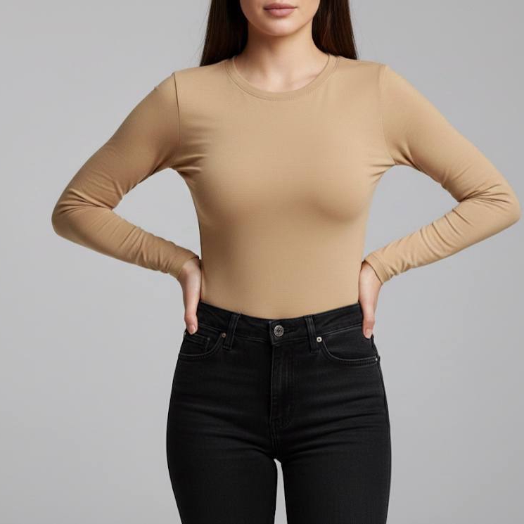 بادی بیسیک یقه گرد (پک 6 عددی)