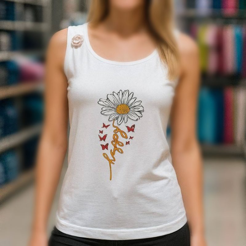 ️تاپ افتابگردان خرجکار گل (پک 5 عددی)