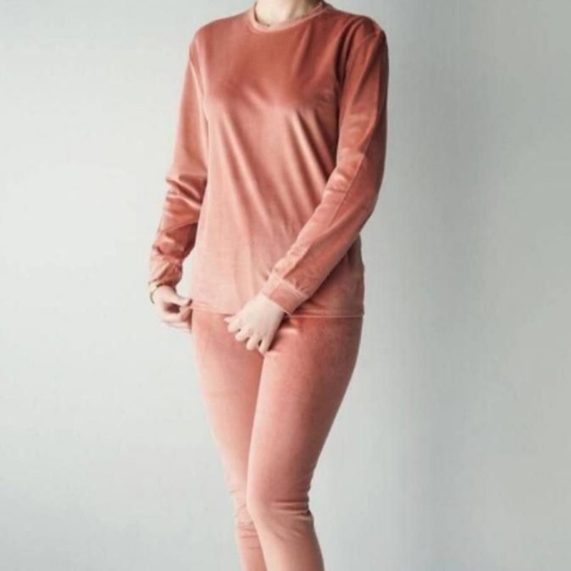 ست بلوز شلوار مخمل روباهی (پک 6 عددی)