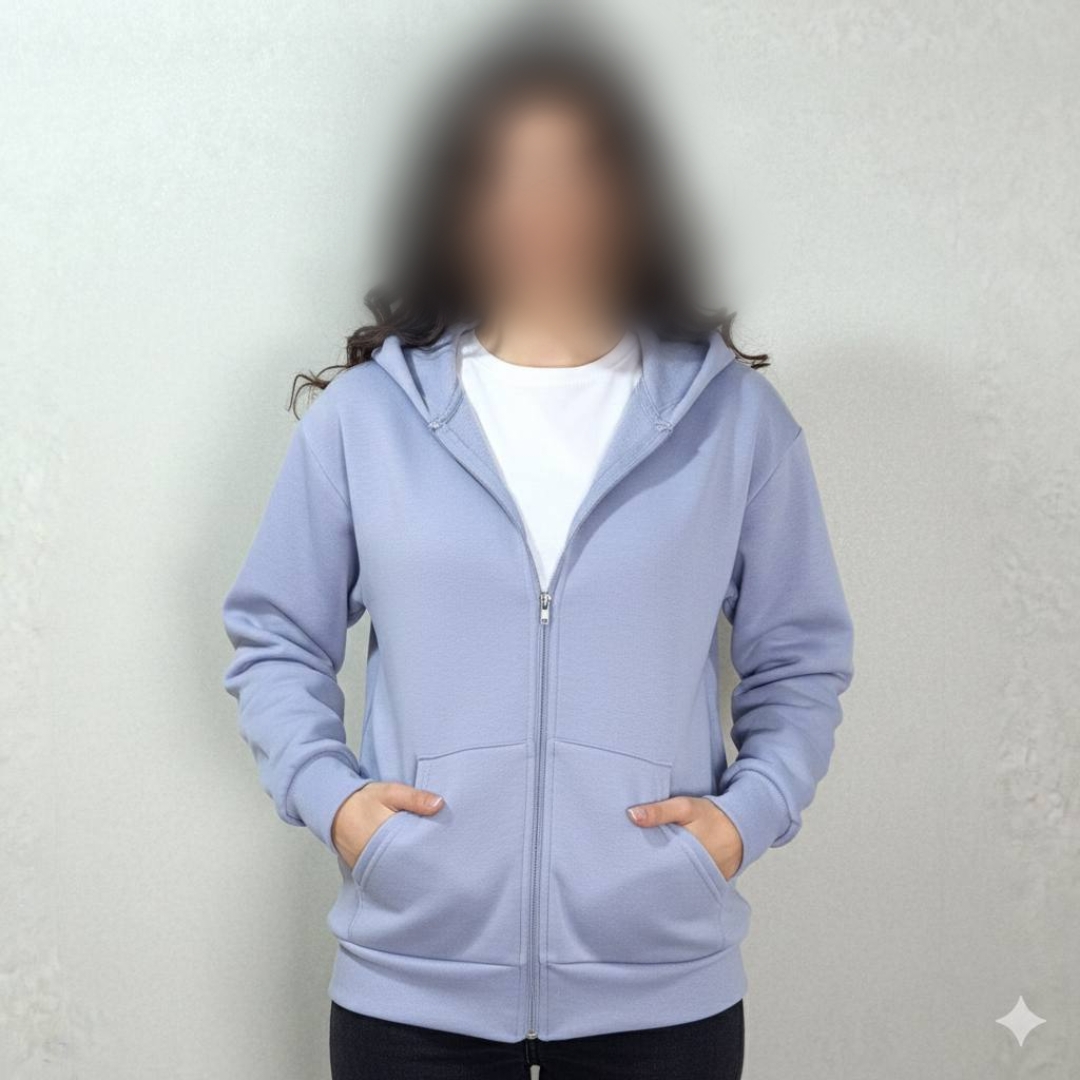 ️سوییشرت کلاهدار جلو زیپ️ (پک 6 عددی)