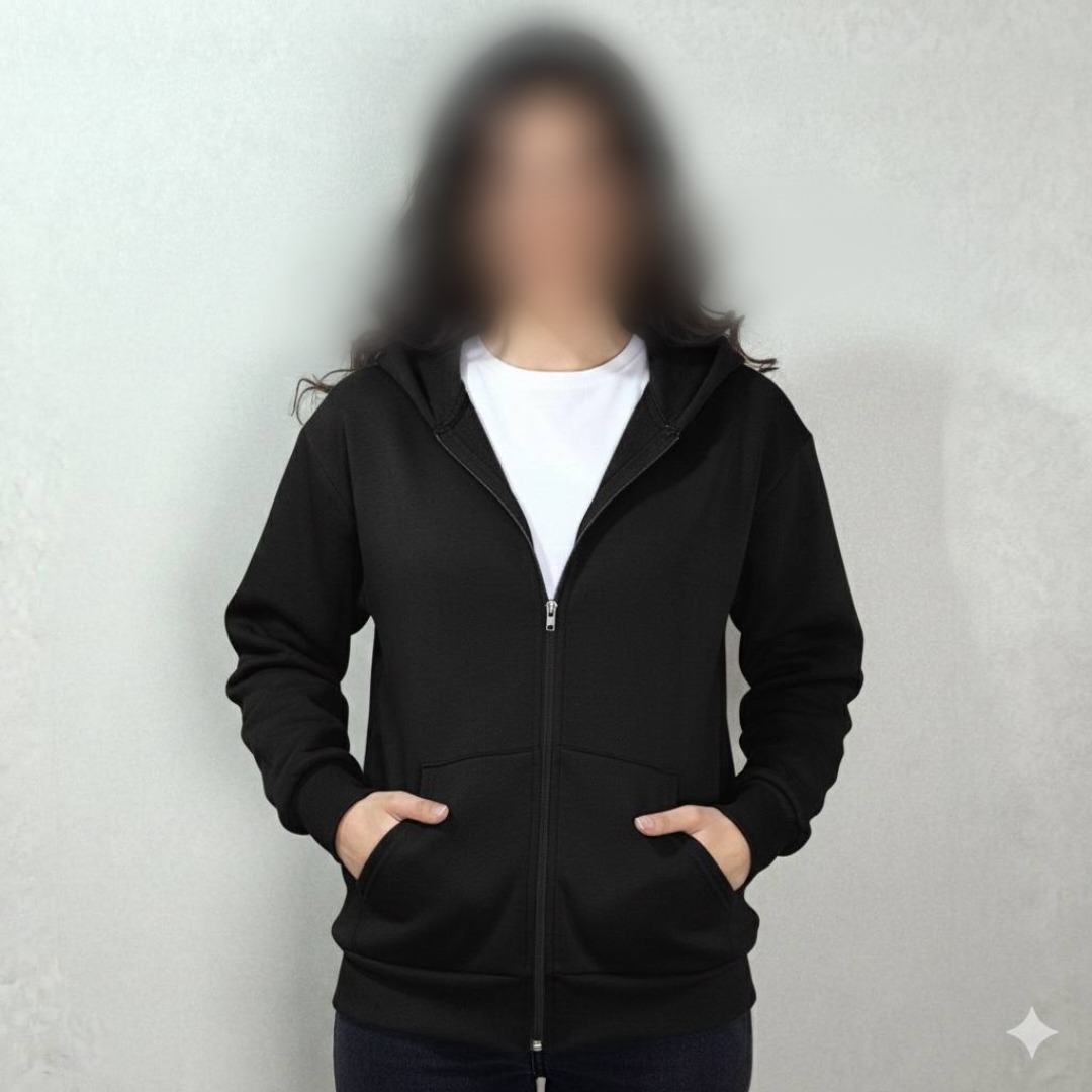 ️سوییشرت کلاهدار جلو زیپ️ (پک 6 عددی)