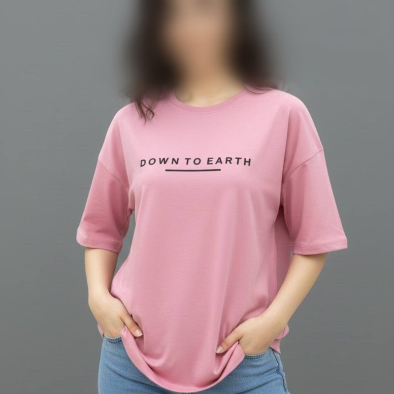 ️تیشرت باکسی ترک چاپ انگلیسی (پک 8 عددی)