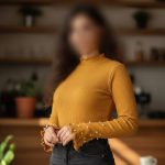 ️بلوز یقه ۵ سانت آستین کلوش (پک 6 عددی)