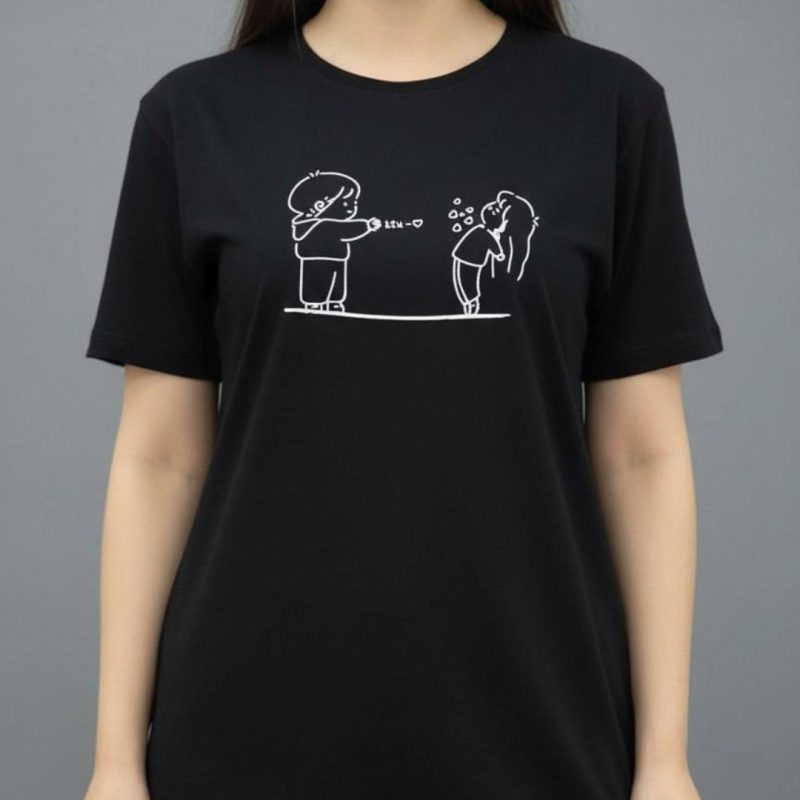 ️تیشرت ترک چاپ عروسکی (پک 8 عددی)