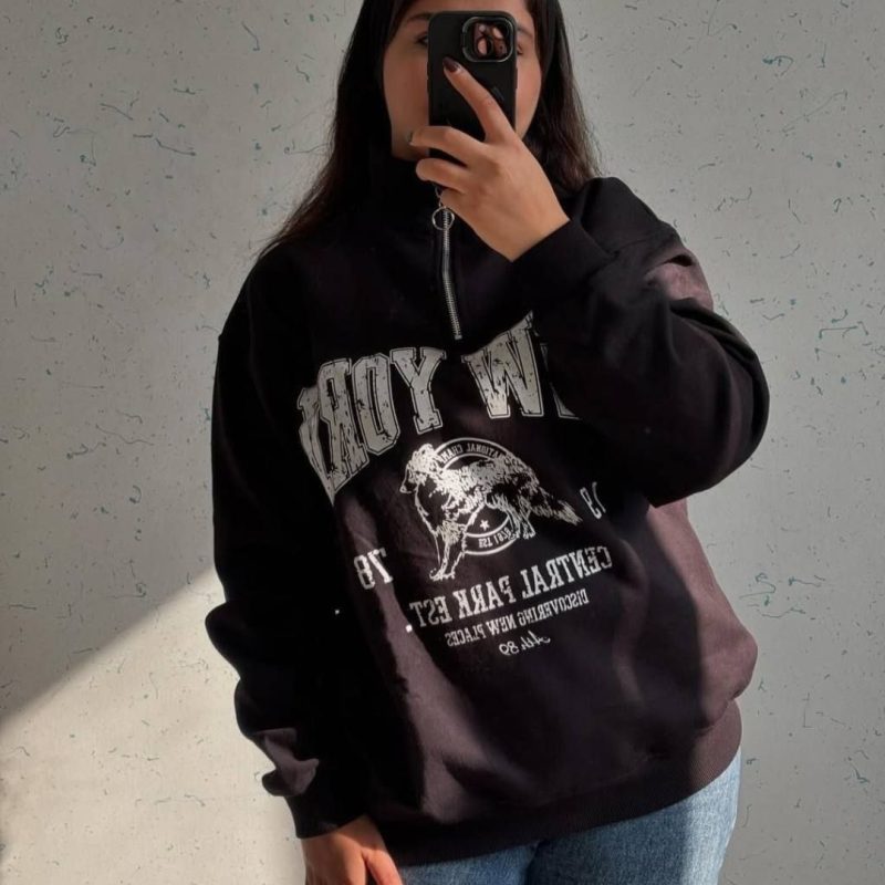 ️بلوز نیم زیپ نیویورک (پک 6 عددی)