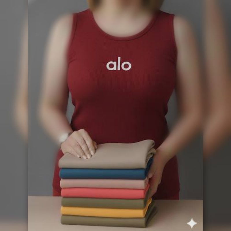 ️تاپ حلقه ای چاپ alo (پک 5 عددی)