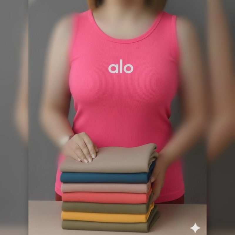 ️تاپ حلقه ای چاپ alo (پک 5 عددی)