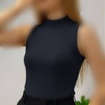 ️تاپ بیسیک یقه ۵ سانت (پک 6 عددی)