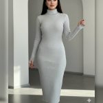 ️ماکسی بلند یقه اسکی (پک 3 عددی)